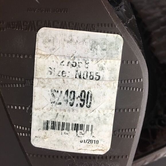 #300 STUART WEITZMAN CROC PRINT BOOTIES - Picture 7 of 8